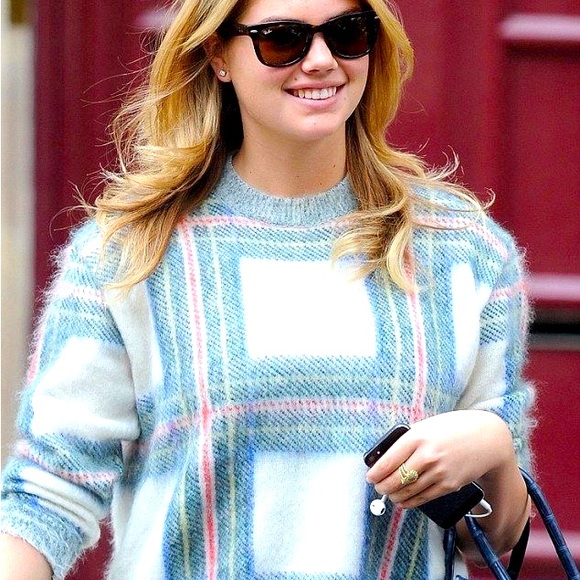 Stella McCartney Mohair Tartan Plaid Sweater - Picture 13 of 13